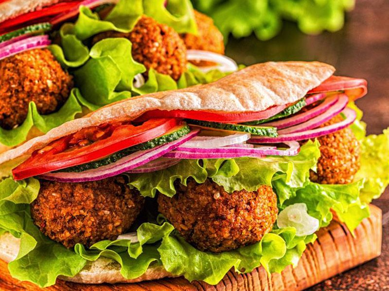 Stuffed Falafel Sandwich