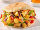 French Fries With Mayonnaise Sandwich