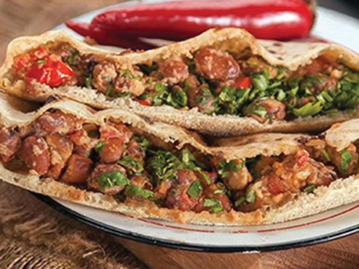 Baladi Ghee Foul Sandwich