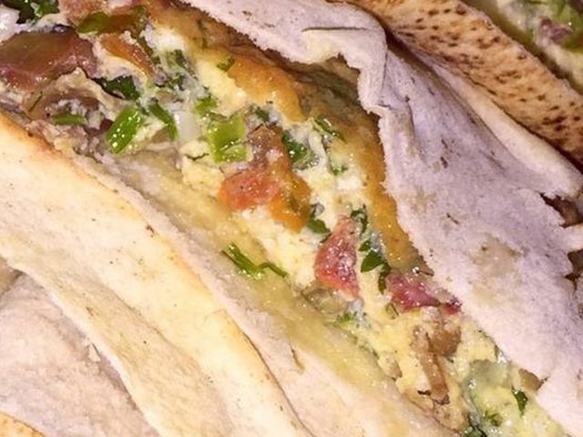 Foul With Boiled Eggs Sandwich