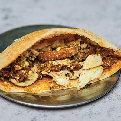 Foul with Boiled Egg Sandwich