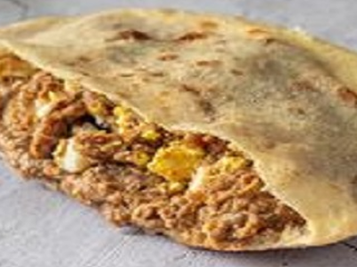 Foul With Fried Egg Sandwich