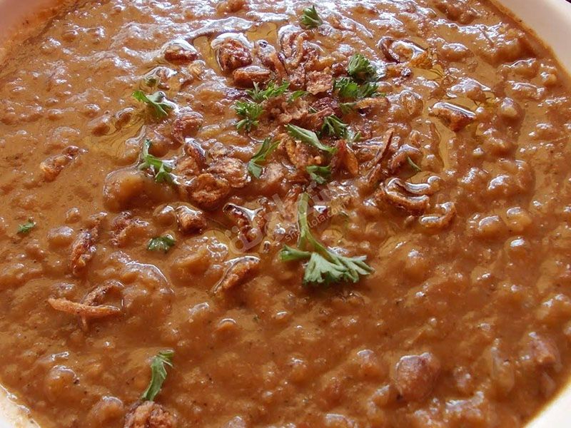 Foul With Tomatoes Sauce Sandwich