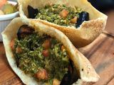 Foul On Eggplant Sandwich
