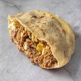 Foul With Omelette Sandwich
