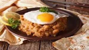 Foul With Fried Eggs Sandwich