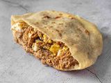 Foul With Fried Eggs Sandwich