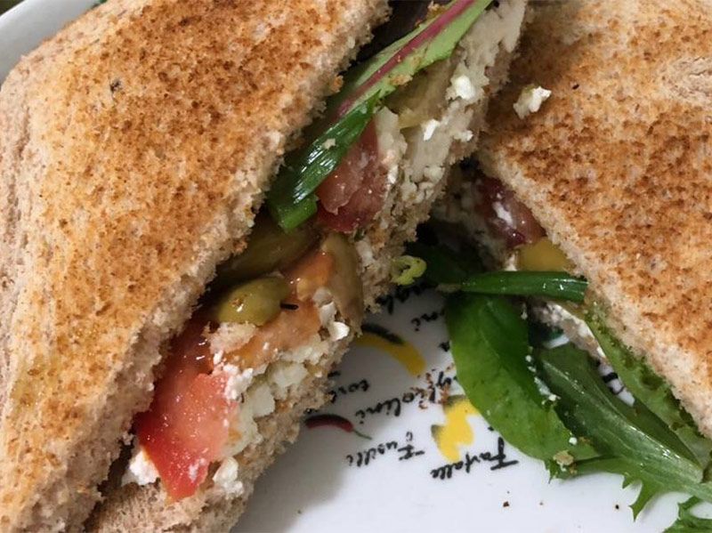 Feta Cheese Sandwich