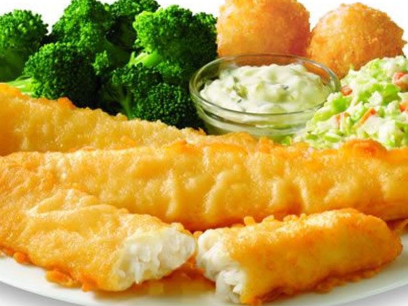 Fried Fish Fillet Sandwich