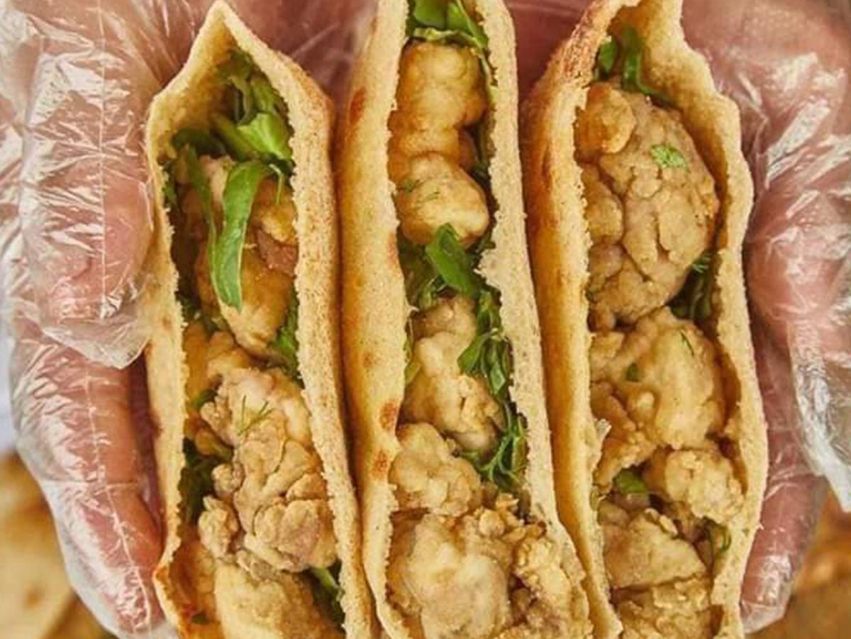Fried Fillet Baladi Bread Sandwich