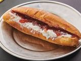 Qeshta and jam sandwich