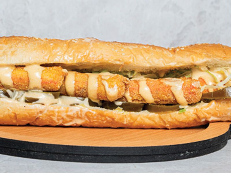 Fried Crabs Sandwich