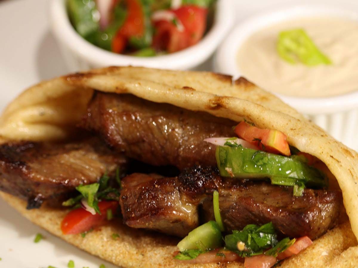 Large kebab sandwich