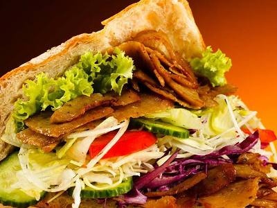 Veal Cubes Sandwich