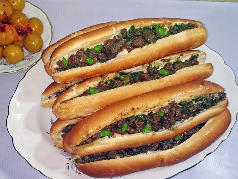 Alexandrian Liver Sandwich