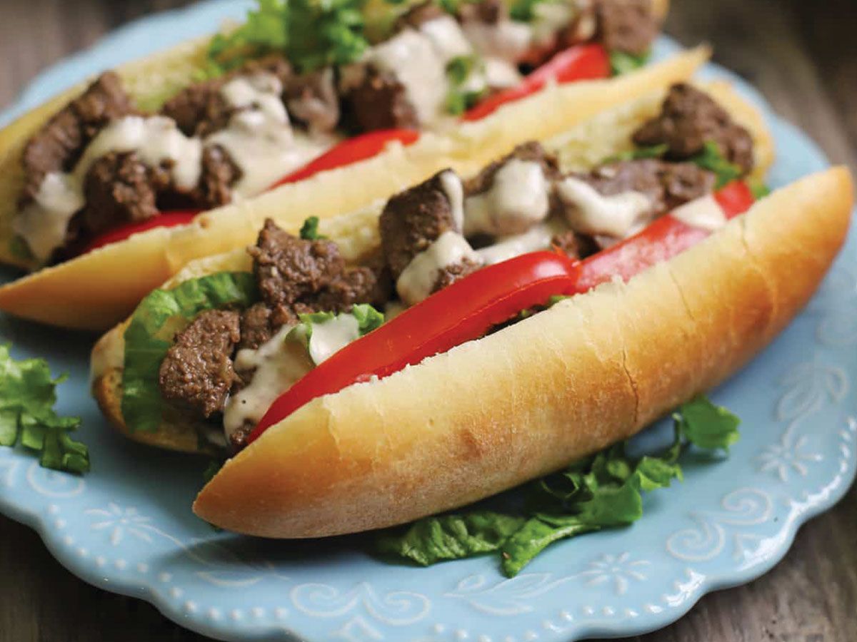 Veal liver sandwich