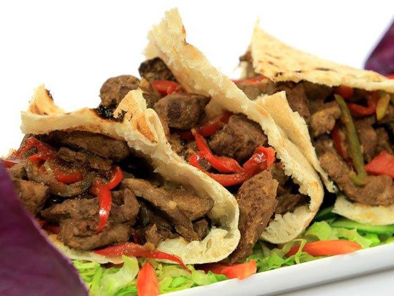 Liver With Kofta Sandwich