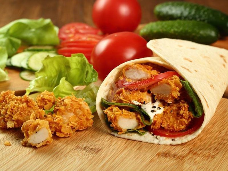 Crispy Chicken Syrian Sandwich