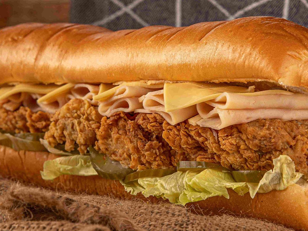 Crispy baziz Sandwich