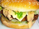 Crispy Chicken With Cheese Sandwich