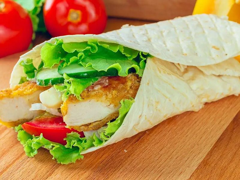 Crispy Saj Sandwich
