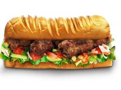 Kofta With Cheese Sandwich