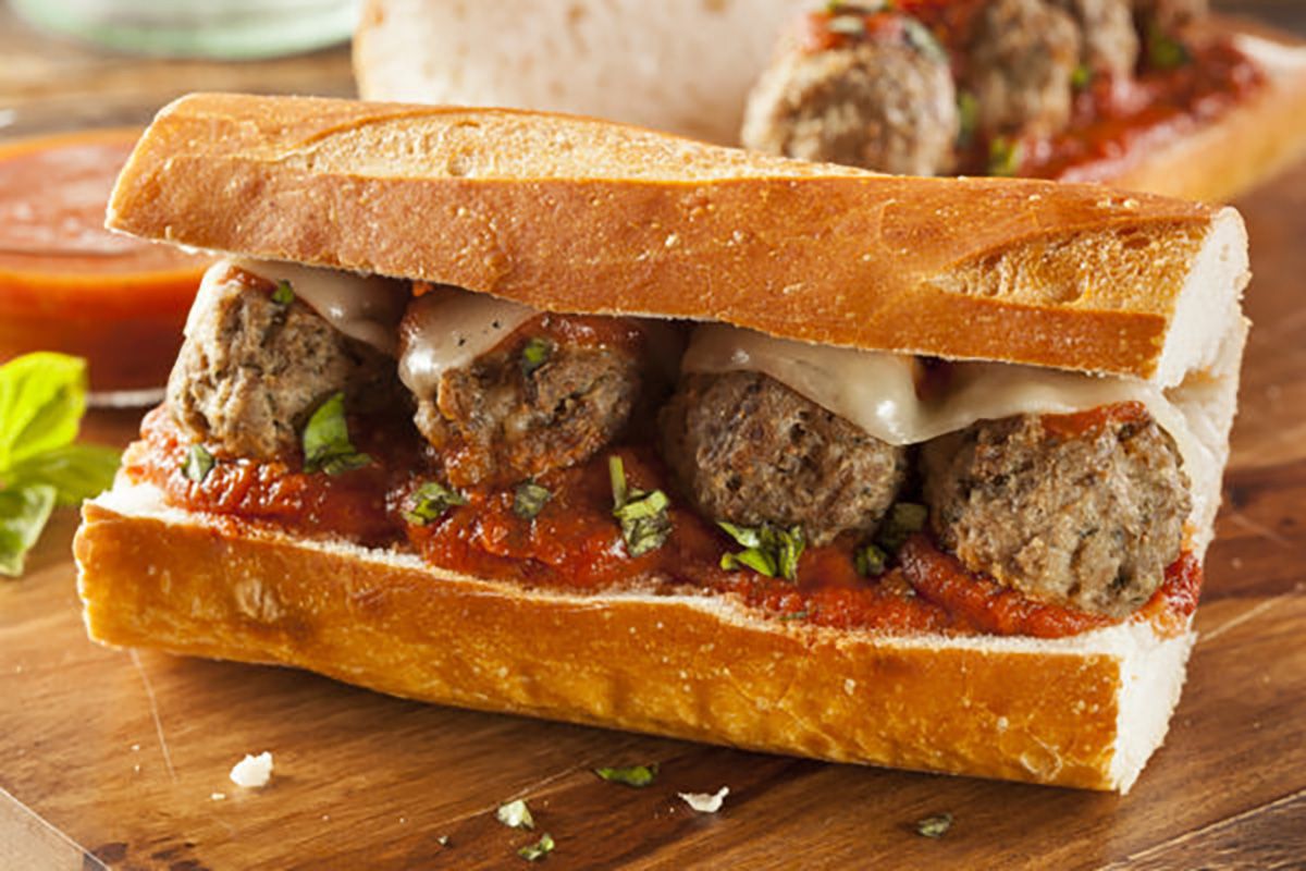 Kofta With Sauce Sandwich