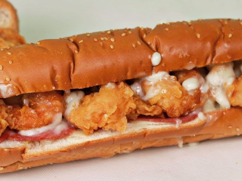 Shrimp Kofta Sandwich