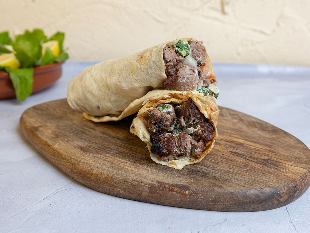 Charcoal grilled kebab
