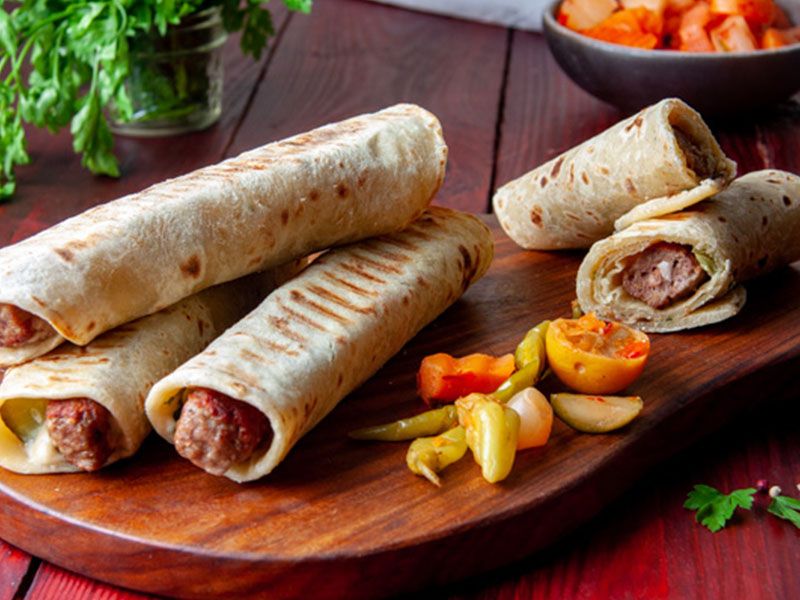 Kofta saj Sandwich