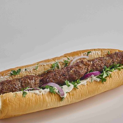 Charcoal Meat Kofta Sandwich