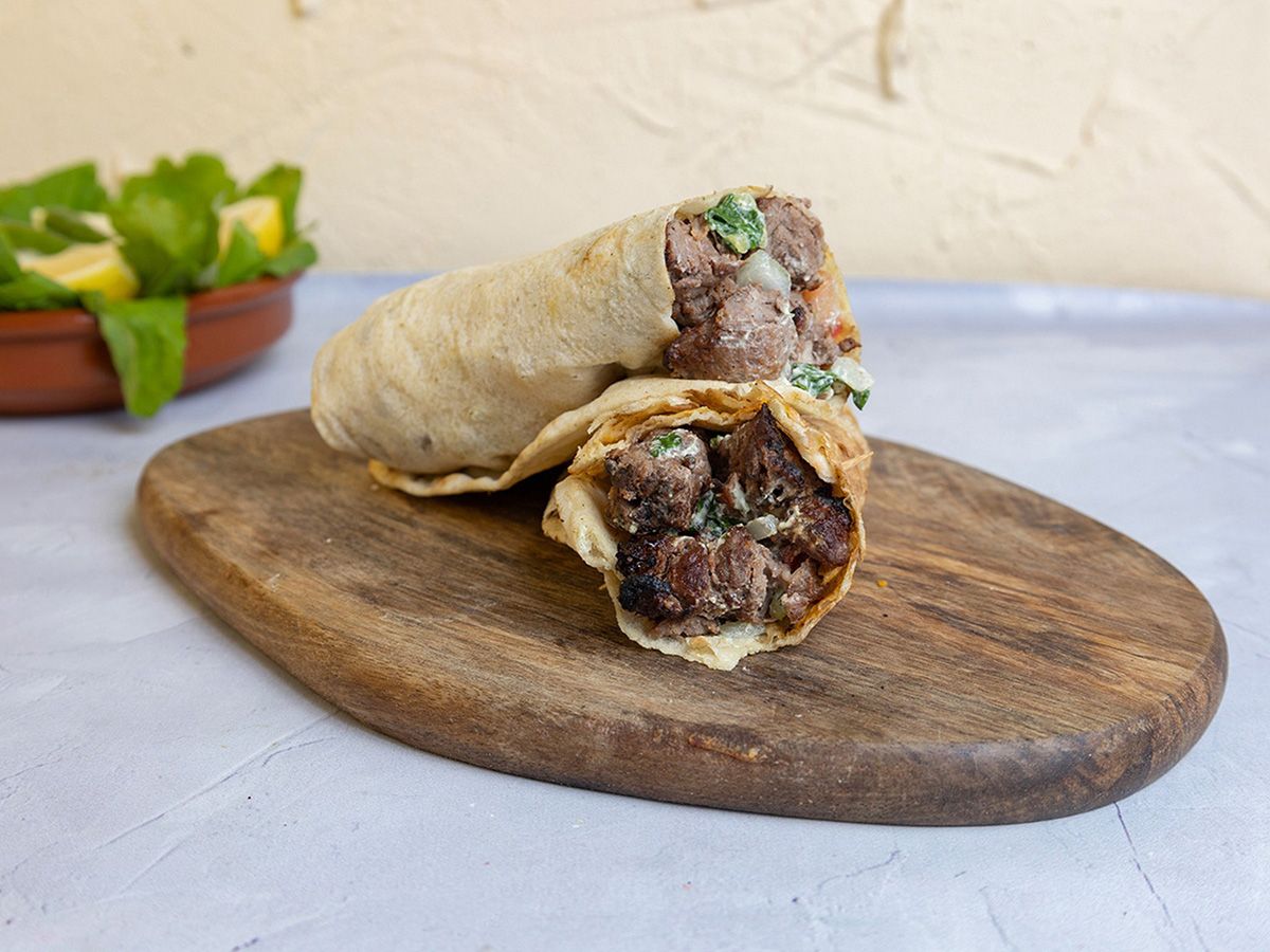 Grilled kofta sandwich