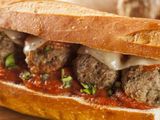 Lamb kofta sandwich