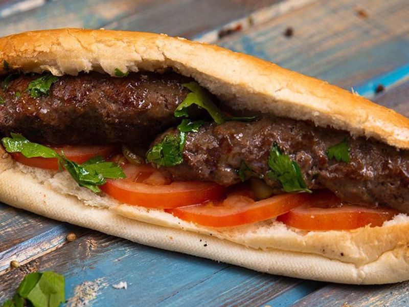 Grilled Kofta Sandwich