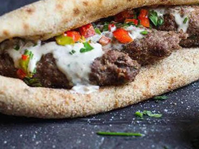 Charcoal Kofta Sandwich