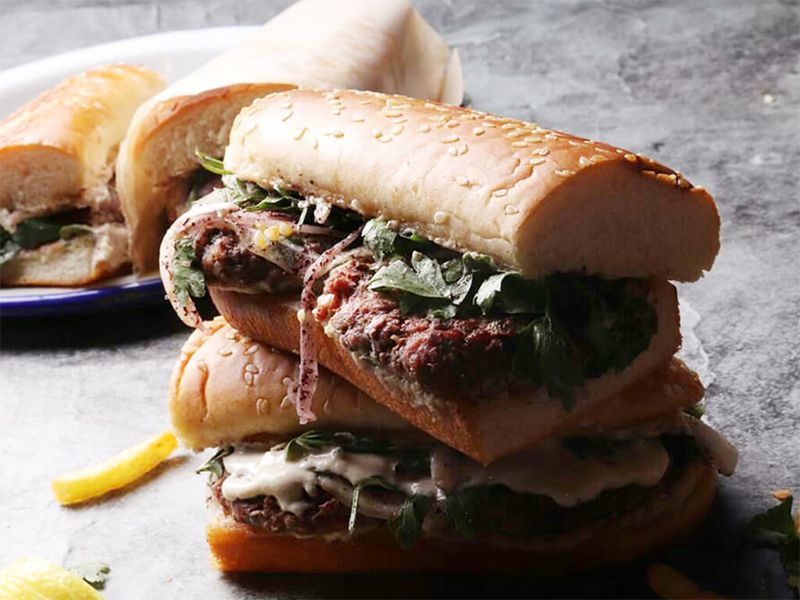 Meat Kofta Sandwich