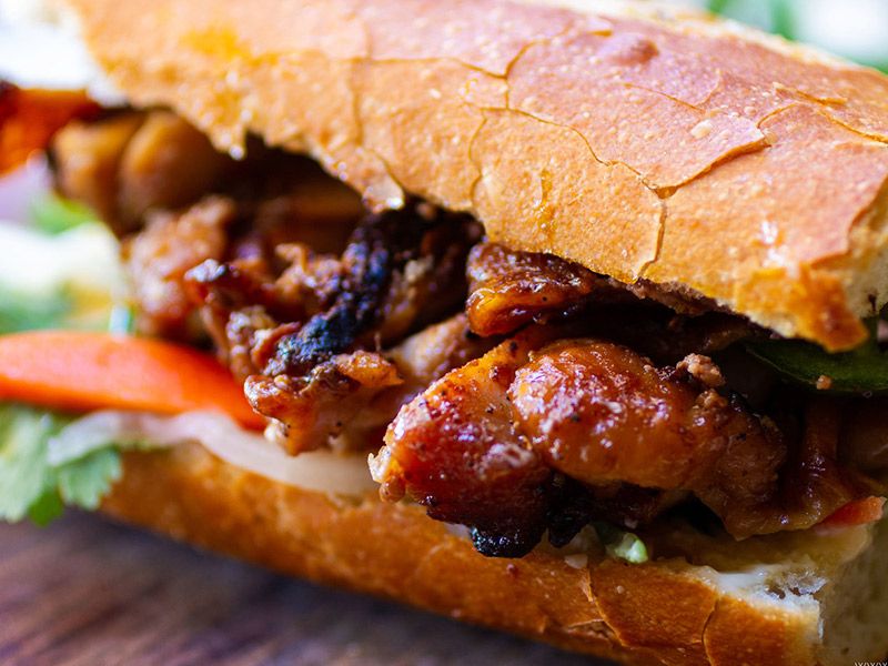 Grilled Kidney Sandwich