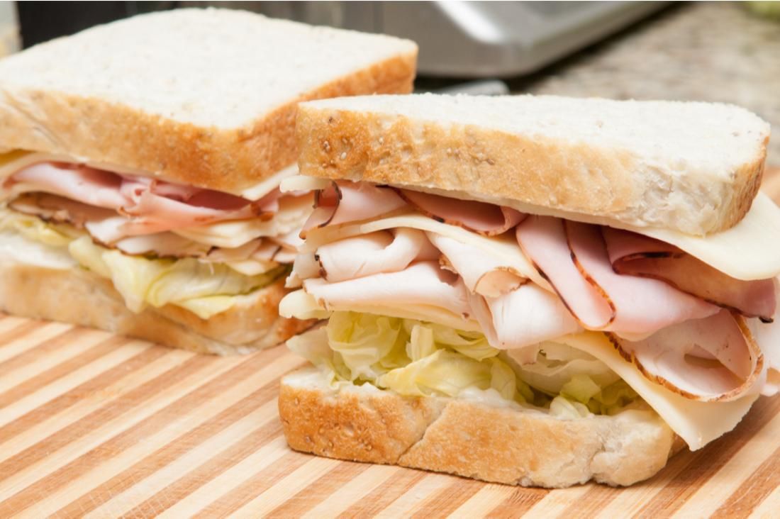 Smoked Turkey Club Sandwich