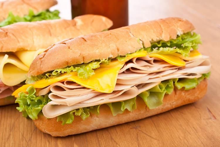 Turkey With Cheese Sandwich
