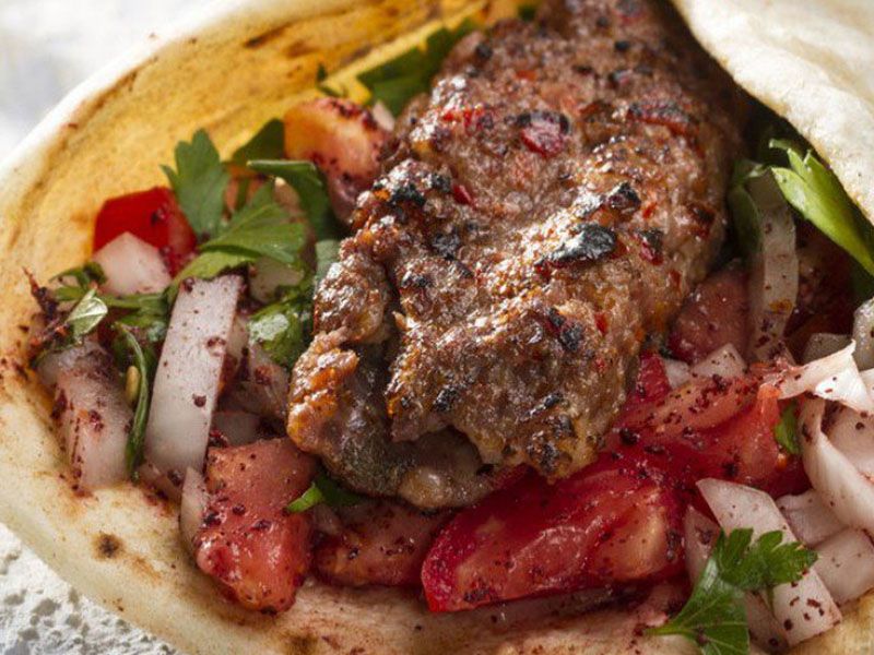 Grilled Meat Sandwich