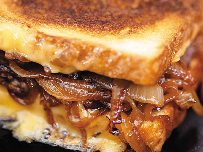 Meat With Onion And Mixture Sandwich