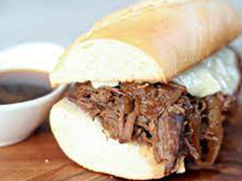 Meat With Onion Sandwich
