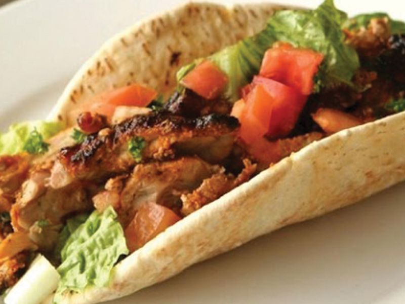 Charcoal Cooked meat sandwich