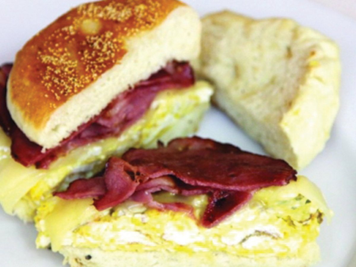 Pastrami Mix Cheese Grill sandwich