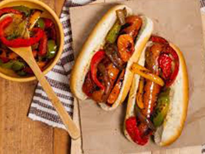 Mexican Sausage Sandwich