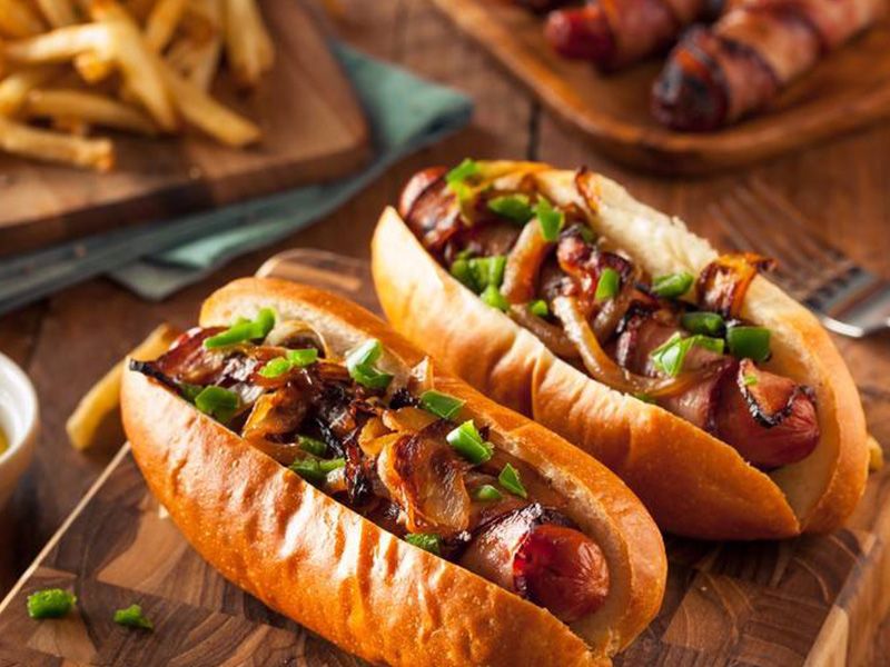 Hot Dog BBQ Sandwich