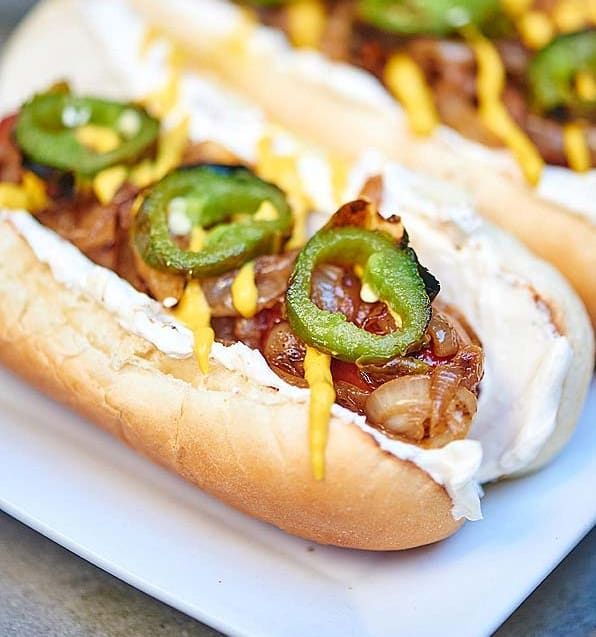 Philadelphia Hot Dog Sandwich