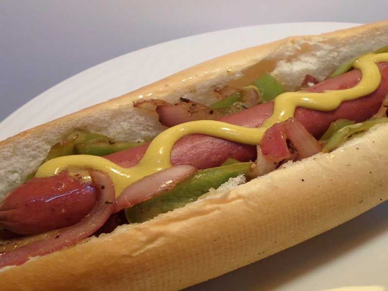 Mexican Hot Dog Sandwich