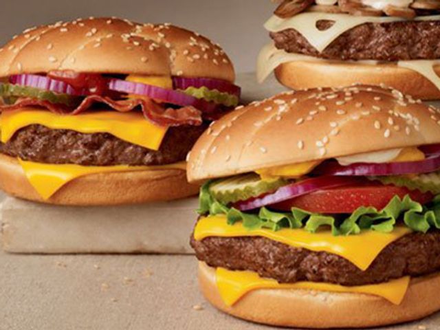 Plain Beef Burger Sandwich