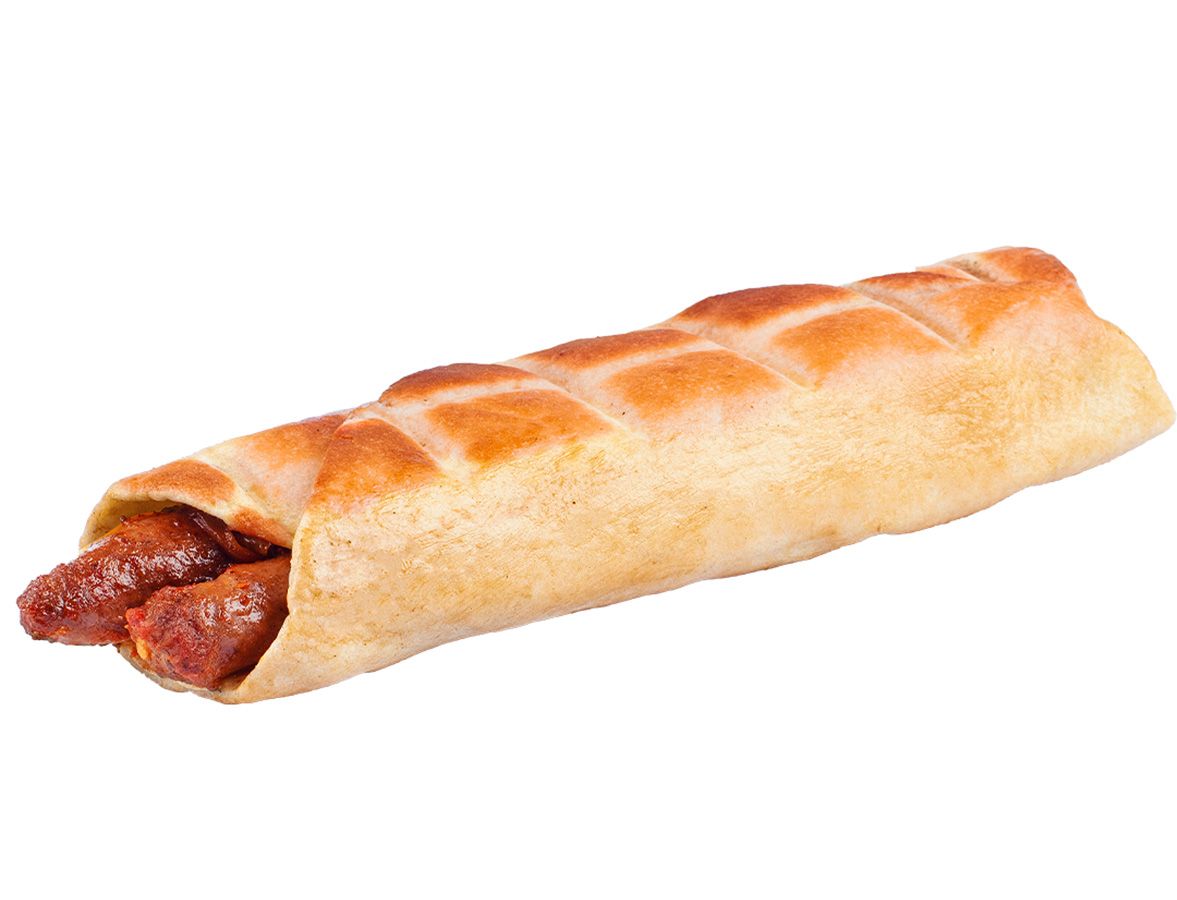 Oriental sausage sandwich